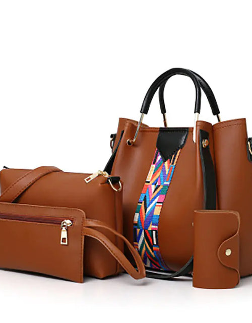 Load image into Gallery viewer, Fashionable Women's Handbag Set with Shoulder Bag (4 Pcs)
