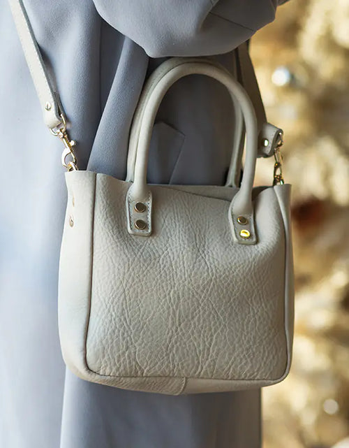 Load image into Gallery viewer, Handmade Soft Leather Commuter Shoulder Bag
