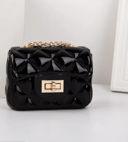 Mini Candy Color Jelly Coin Purse Crossbody Bag