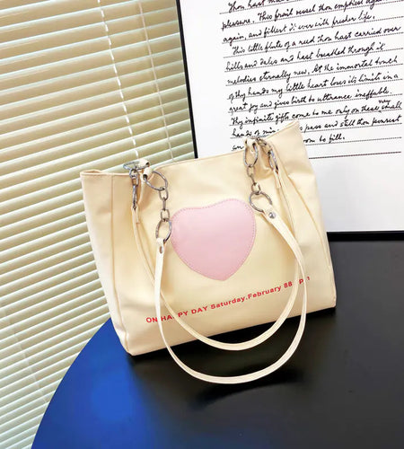 Cute Portable Tote Bag - Large Capacity Commuter Bag