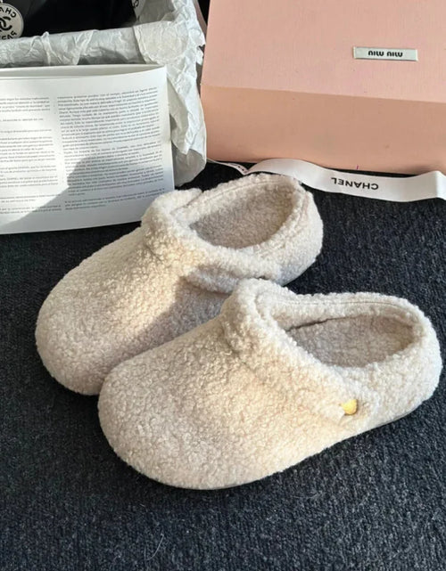 Load image into Gallery viewer, Fleece-lined  Fluffy Slippers For Women
