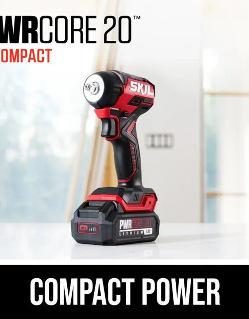 Load image into Gallery viewer, SKIL IW6739B-10 PWR CORE 20™ Brushless 20V 3/8 IN. Compact Impact Wrench Kit
