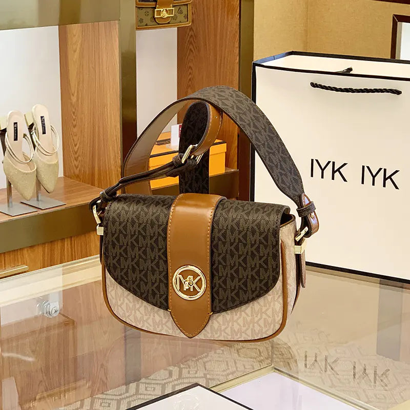 New Women's Leather Saddle Bag