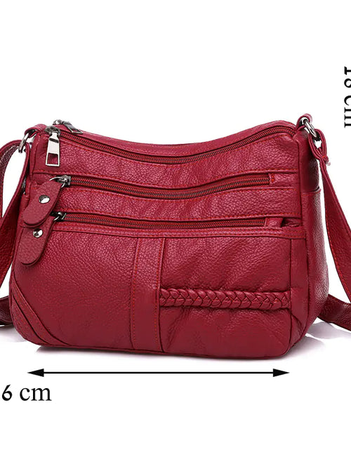 Load image into Gallery viewer, Chic Multi-Layer Soft Leather Shoulder Bag for Women
