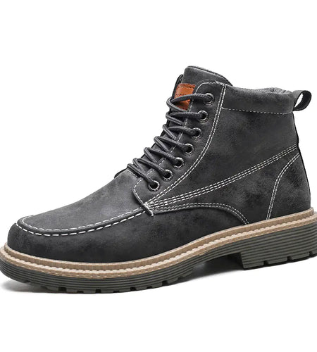 Men's Retro Fashion Casual Leather Tooling Boots