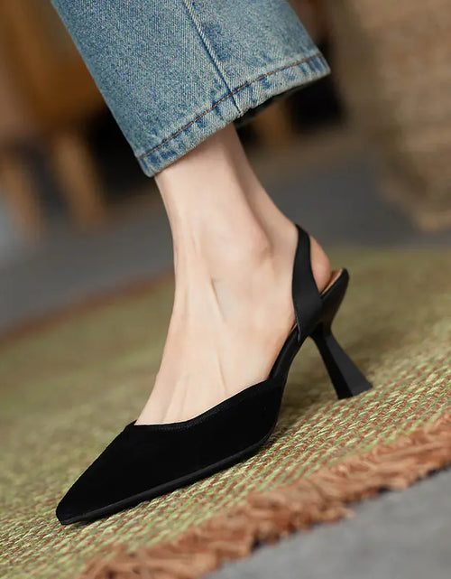 Load image into Gallery viewer, Vintage Pointed Toe Heels for Women
