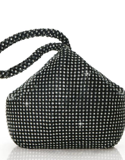 Load image into Gallery viewer, Rhinestone Clutch Evening Bags Sparkly Glitter Triangle Purse

