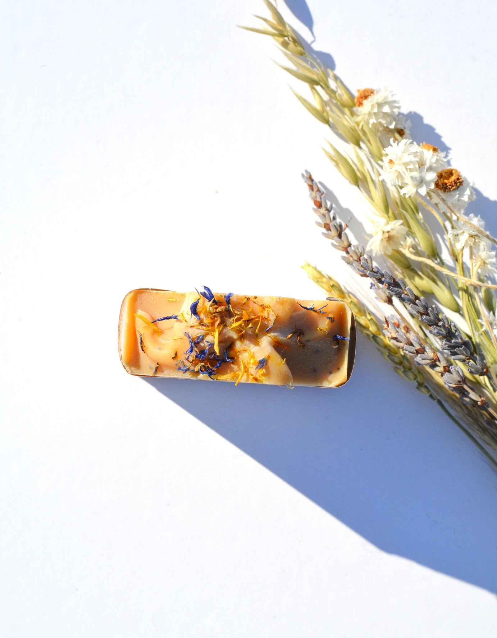 Lemon + Honey + Poppy Seed Handmade Tallow and Goat Milk Soap Bar