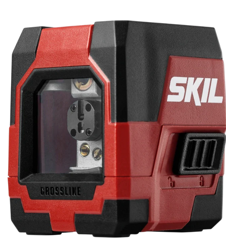 SKIL LL9324G-01 Self-leveling Green Cross Laser with Clamp