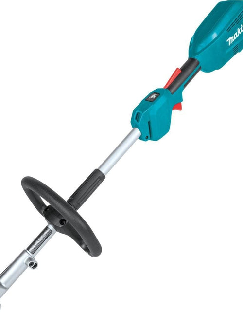 Load image into Gallery viewer, Makita XUX02SM1X3 18V LXT® Lithium-Ion Brushless Cordless Couple Shaft Power Head Kit w/ 13" String Trimmer &amp; Blower Attachments, with one battery (4.0Ah)
