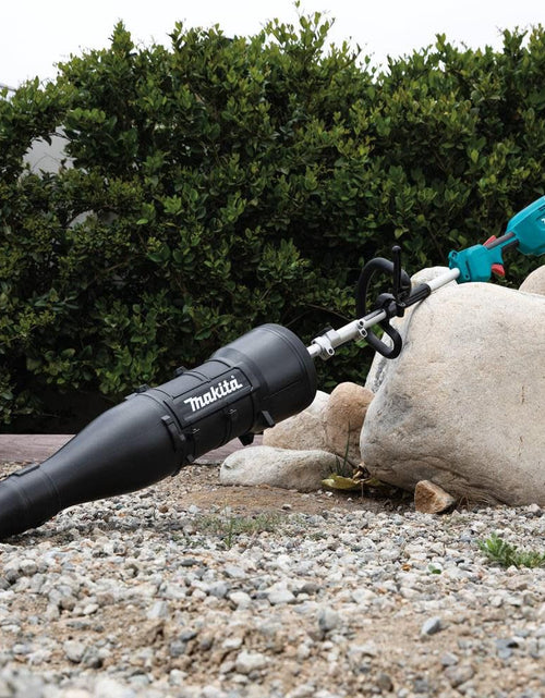 Load image into Gallery viewer, Makita XUX02SM1X3 18V LXT® Lithium-Ion Brushless Cordless Couple Shaft Power Head Kit w/ 13" String Trimmer &amp; Blower Attachments, with one battery (4.0Ah)

