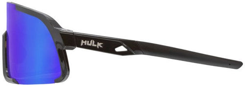 Load image into Gallery viewer, Hulk® HK4 Series Black Frame Safety Glasses Polarized Blue Diamond Mirror Lens MAX3® Scratch Resistant Coated

