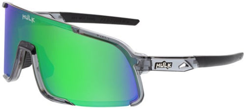 Load image into Gallery viewer, Hulk® HK4 Series Crystal Gray Frame Safety Glasses Polarized Green Mirror Lens MAX3® Scratch Resistant Coating
