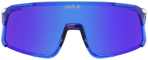 Load image into Gallery viewer, Hulk® HK4 Series Bomb Pop Frame Safety Glasses Polarized Blue Diamond Mirror Lens MAX3® Scratch Resistant Coated

