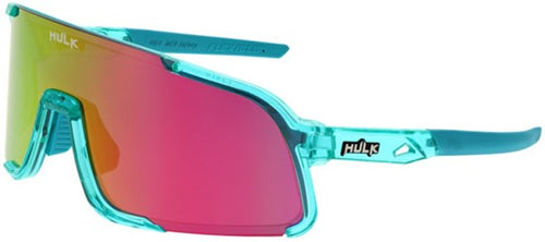 Load image into Gallery viewer, Hulk® HK4 Series Coral Glow Frame Safety Glasses Polarized Pink Mirror Lens MAX3® Scratch Resistant Coated
