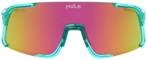 Load image into Gallery viewer, Hulk® HK4 Series Coral Glow Frame Safety Glasses Polarized Pink Mirror Lens MAX3® Scratch Resistant Coated
