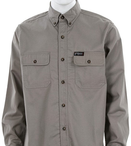 FR Long Sleeve Button Up S1 - Gray