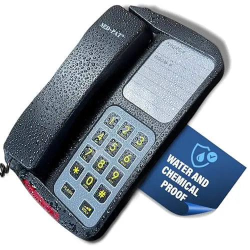Load image into Gallery viewer, Med-Pat D8WP Waterproof Desk &amp; Wall-Mountable Phone
