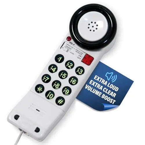 Load image into Gallery viewer, Med-Pat XL88Q One-Piece Phone – Extra-Loud Volume, Visual Ring, Water-Resistant, Hearing Aid Compatible
