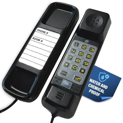 Load image into Gallery viewer, Med-Pat TL-WP Waterproof Trimline Phone – Perfect for Bathrooms, Kitchens, Outdoors
