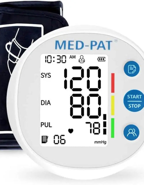 Load image into Gallery viewer, Med-Pat BP-R Round Blood Pressure Monitor | Automatic Digital BP Machine – FDA Cleared
