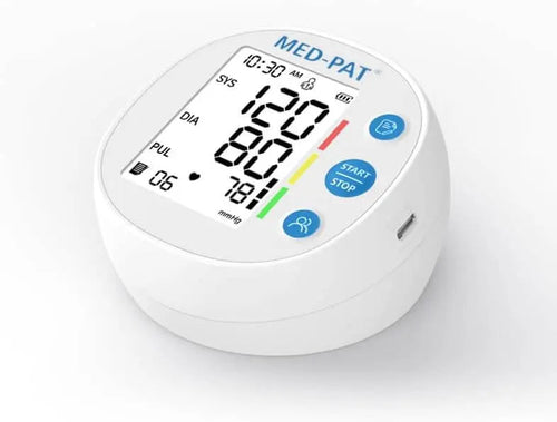 Load image into Gallery viewer, Med-Pat BP-R Round Blood Pressure Monitor | Automatic Digital BP Machine – FDA Cleared
