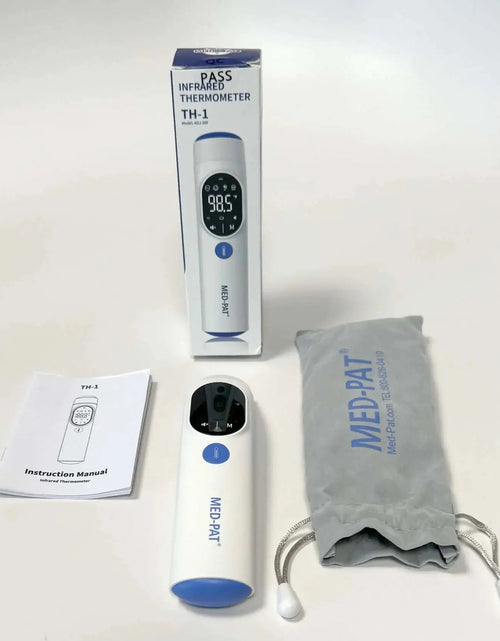 Load image into Gallery viewer, Med-Pat TH-1 Digital Infrared Thermometer – 4-in-1 Ear &amp; Forehead | FDA Cleared
