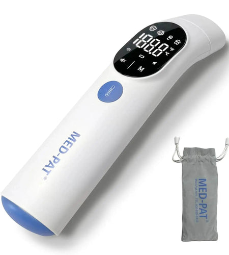 Med-Pat TH-1 Digital Infrared Thermometer – 4-in-1 Ear & Forehead | FDA Cleared