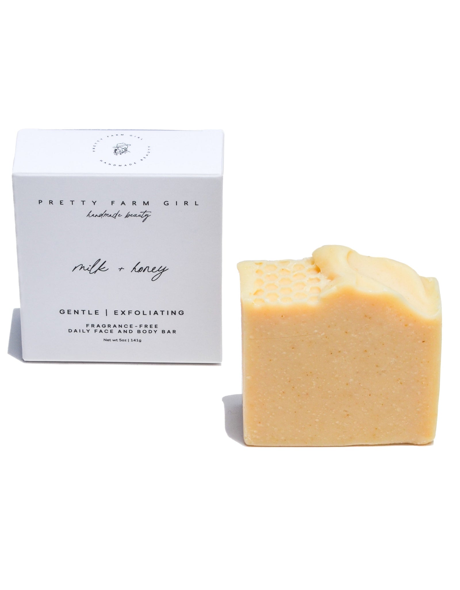 Milk + Honey Fragrance Free Handmade Tallow and Goat Milk Soap Bar