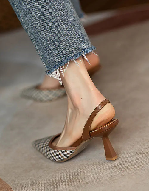 Load image into Gallery viewer, Vintage Pointed Toe Heels for Women
