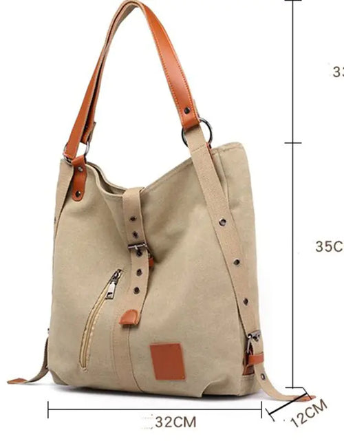 Load image into Gallery viewer, Canvas Women's Bag, Shoulder Tote, Casual Handbag
