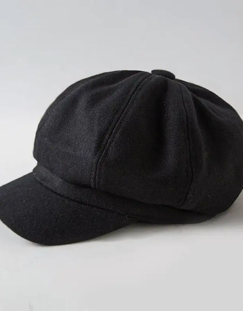 Load image into Gallery viewer, Octagonal Woolen Beret Hat for Casual Wear
