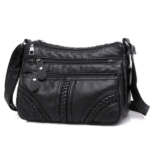 Load image into Gallery viewer, Chic Multi-Layer Soft Leather Shoulder Bag for Women
