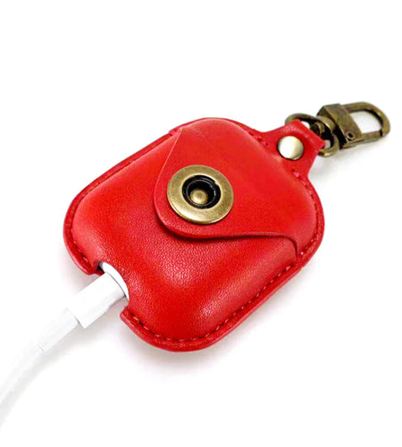 Leather Case for AirPods - Shockproof Bluetooth Cover