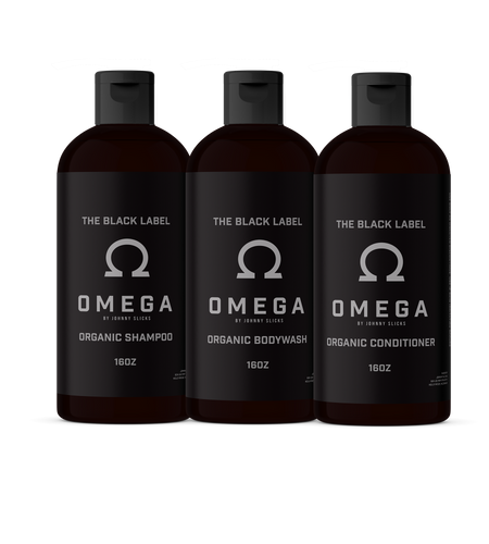 Black Label Shower Set