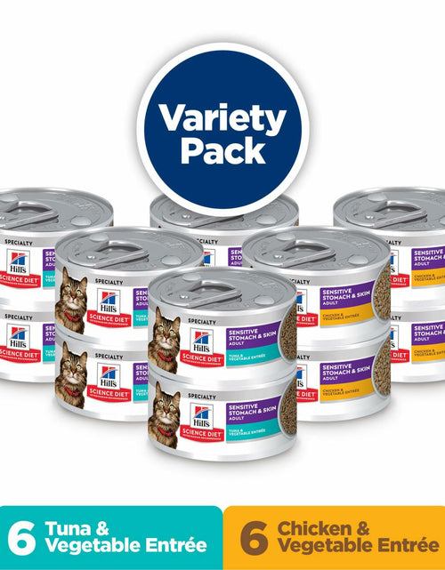 Load image into Gallery viewer, BestBy03/26 Hill's Science Diet Sensitive Stomach &amp; Skin Adult 1-6 12-pack
