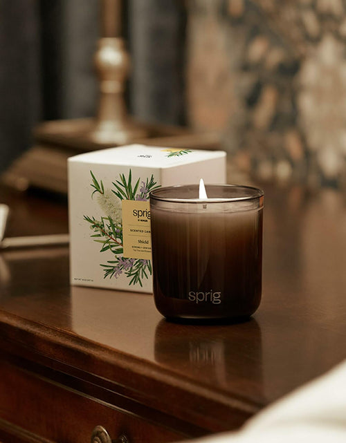 Load image into Gallery viewer, Sprig by Kohler Shield Aromatherapy Candle with Tea Tree and Rosemary - 8 oz
