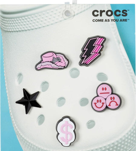 [Good] Crocs Jibbitz 5-Pack Trendy Shoe Charms Spacey Girl One Size