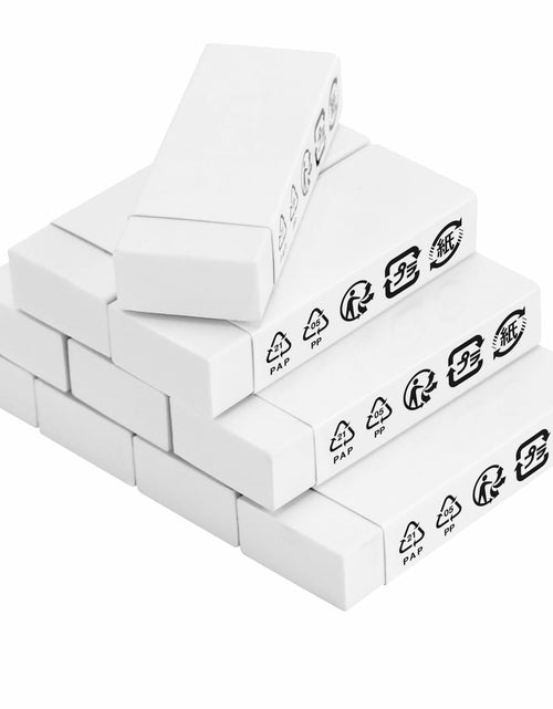 Load image into Gallery viewer, Amazon Basics White Block Eraser 10 Pack - Durable, New
