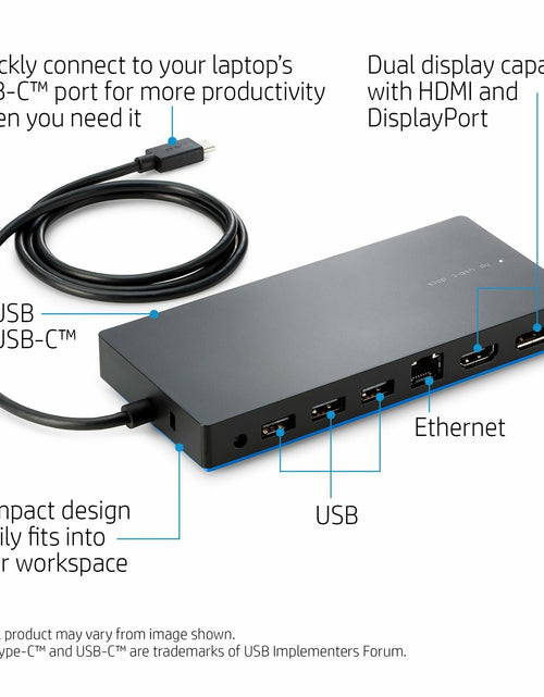 Load image into Gallery viewer, [Like New] HP USB-C Dock - for Notebook/Tablet PC - USB Type C - Wired
