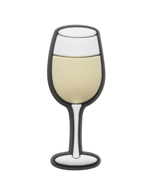 Load image into Gallery viewer, Crocs Jibbitz Drink Shoe Charms White Wine Glass Unisex Adult
