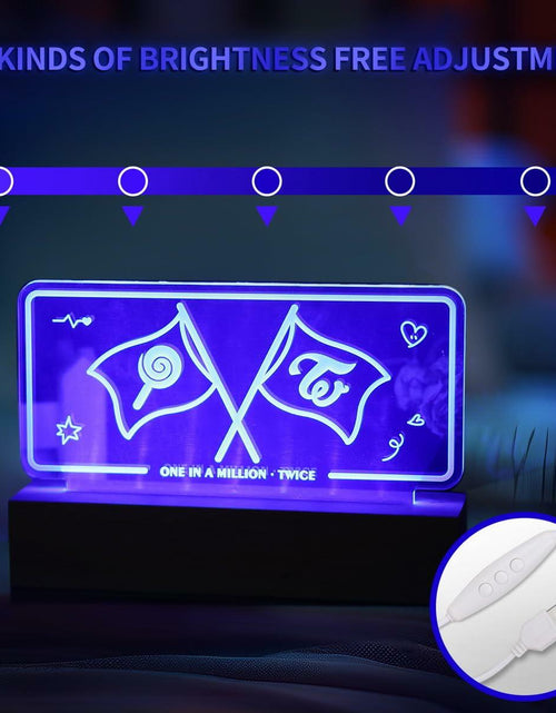 Load image into Gallery viewer, [Like New] Yanmzmin LED Night Light 7 Colors Adjustable Nightlight Lamp
