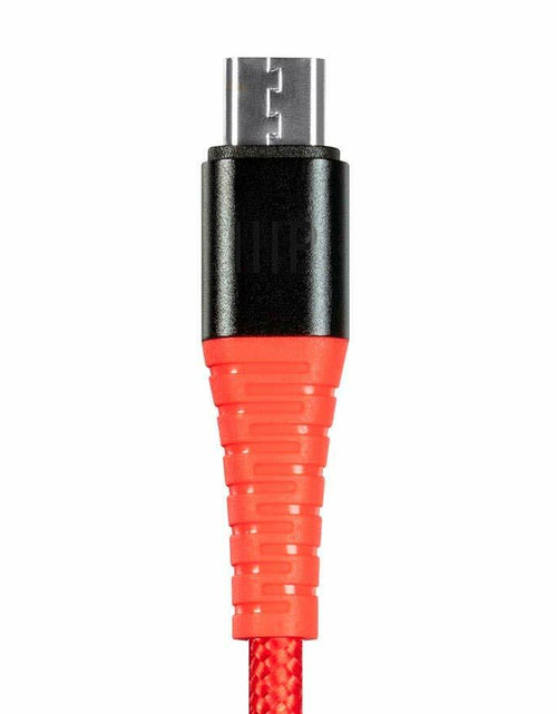 Load image into Gallery viewer, Monoprice USB 2.0 Micro Type-B to Type-A Charge &amp; Sync Cable 3ft Nylon-Braid
