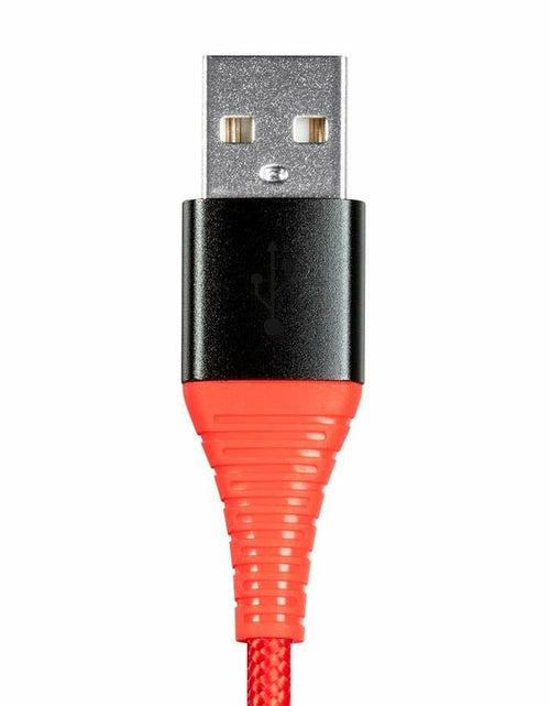 Load image into Gallery viewer, Monoprice USB 2.0 Micro Type-B to Type-A Charge &amp; Sync Cable 3ft Nylon-Braid

