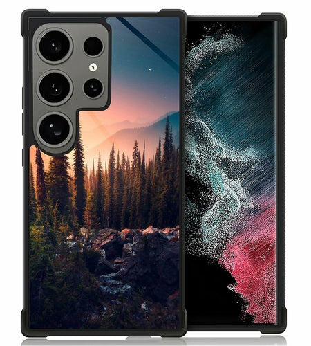 Goodsprout Compatible with Samsung Galaxy S24 Ultra Case, Mountain Dreams Tree