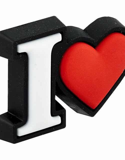 Load image into Gallery viewer, Crocs Jibbitz Sayings Shoe Charms I Heart Small Size Small
