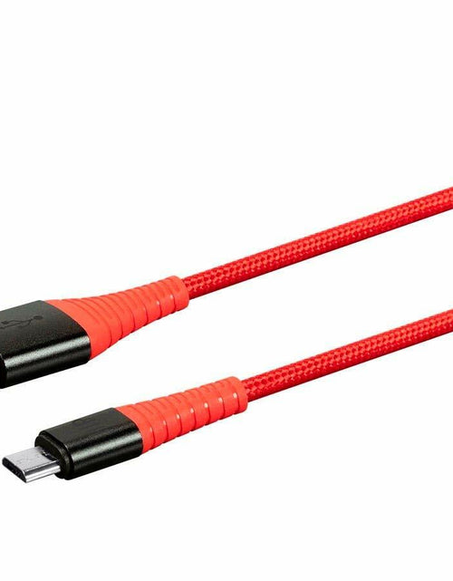 Load image into Gallery viewer, Monoprice USB 2.0 Micro Type-B to Type-A Charge &amp; Sync Cable 3ft Nylon-Braid
