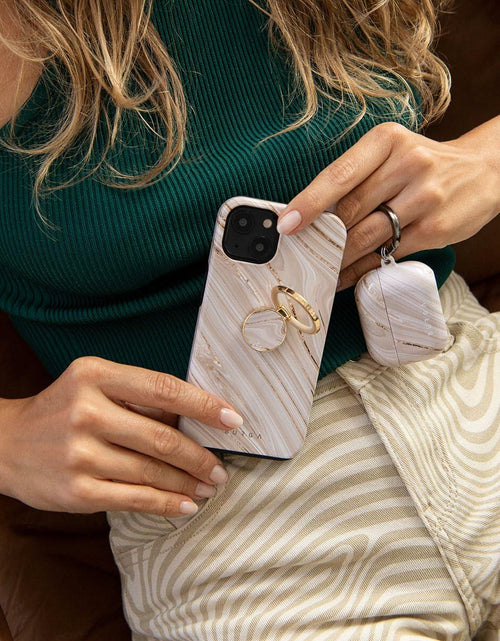 Load image into Gallery viewer, BURGA iPhone 15 Pro Max Case Nude Glitter Marble - Cute, Trendy, New
