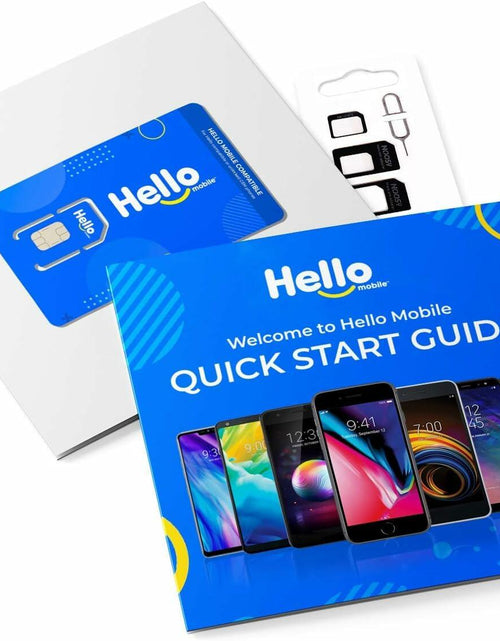 Load image into Gallery viewer, Hello Mobile Bring Your Own Phone &amp; Number SIM Card-PWG

