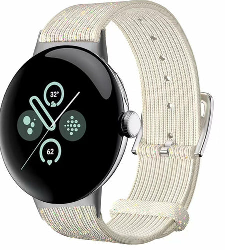 SKCC Knitted Glitter Watch Bands for Google Pixel 1/2 - Women's Stylish Fit